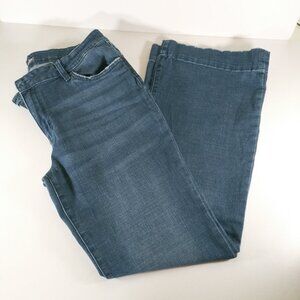 Wrangler Women's High Rise Boot Cut Jeans Size 15x34 Blue Denim Cowgirl